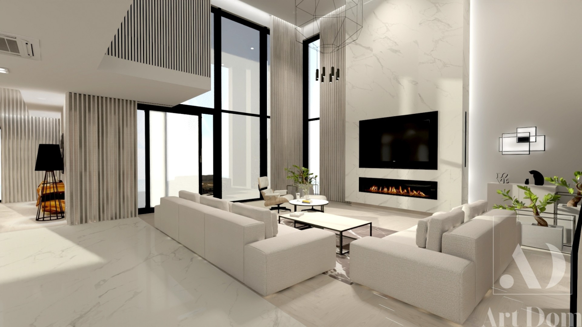 1 Nowoczesny salon