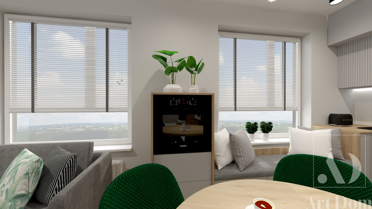 13 Soft - loft dla młodego małżeństwa