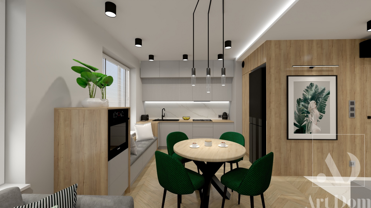 7 Soft - loft dla młodego małżeństwa