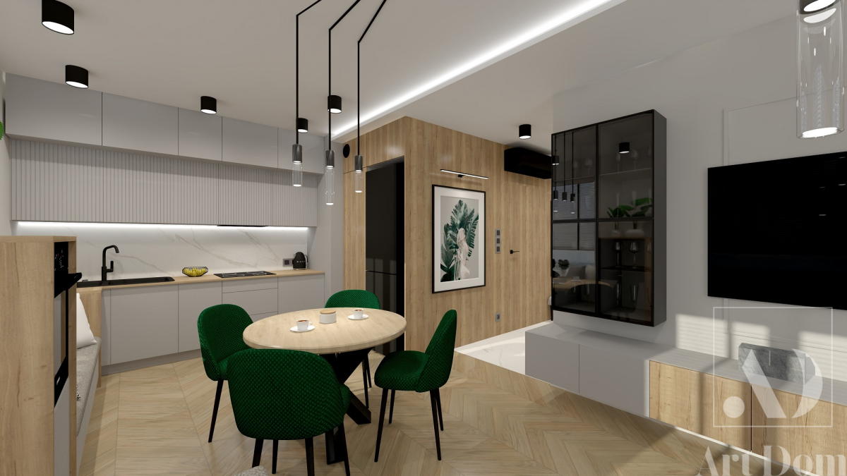 8 Soft - loft dla młodego małżeństwa