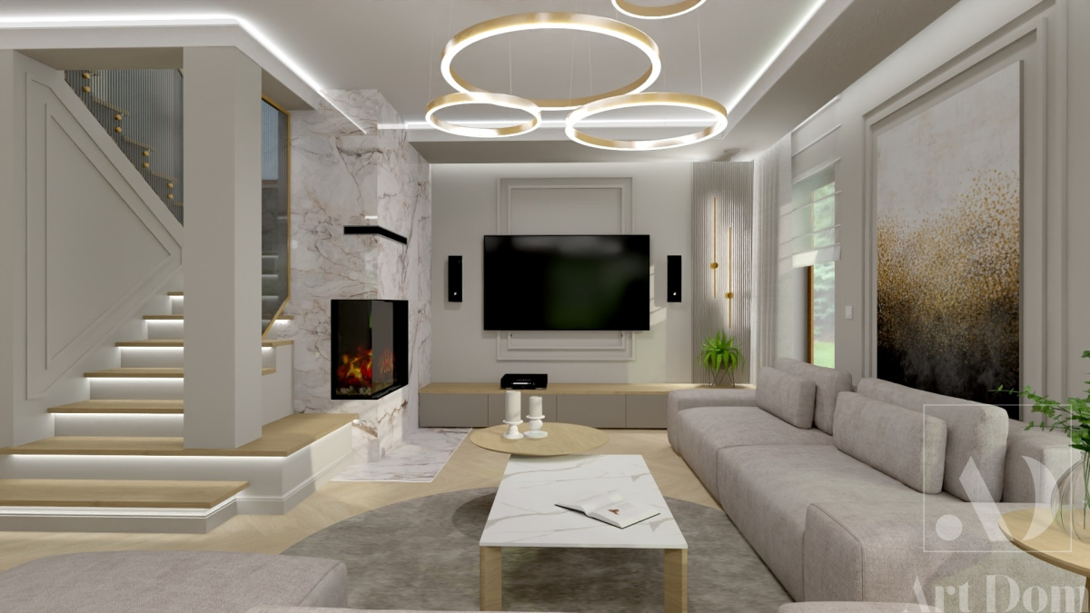 Nowoczesny salon