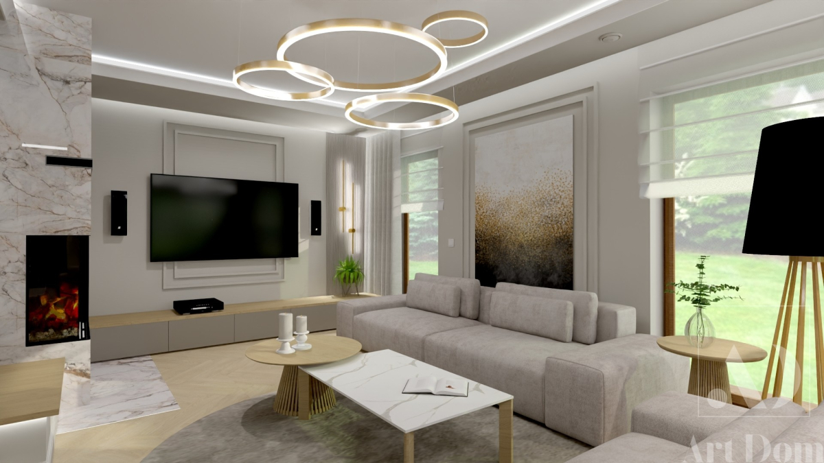 Nowoczesny salon