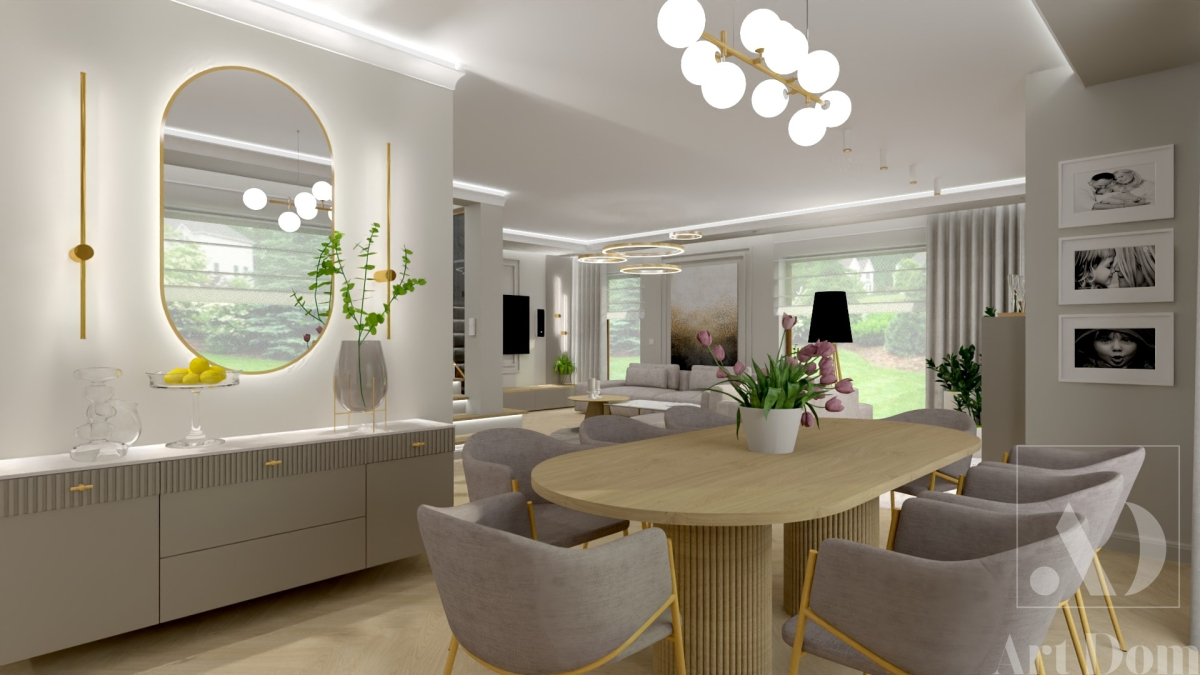 Nowoczesny salon